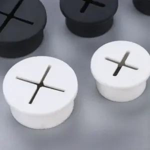 타공 마개 상판 원형 전선캡 전선구멍 데스크정리 고무