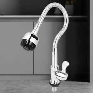 단수 자바라 세로 싱크대수전교체 코브라 주방 수도/수전/헤드/싱크대/호스/꼭지/씽크대/세트/원홀/연결