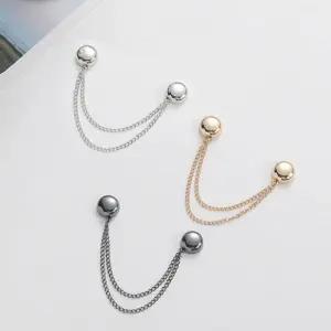 옷 고정 자석 핀 소매 바지 기장 수선 밑단 길이 조절 클립 타입 간편 집게