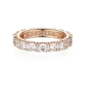 [판도라] 180050C01 스파클링 로우 이터니티 로즈 반지