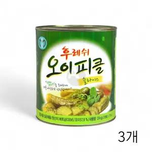 일미 오이피클 슬라이스 3Kg X 3개 대용량 절임식품