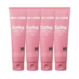 미쟝센 컬링 퍼퓸 헤어 에센스2X 내추럴 컬크림 230ml 대용량 x 4개