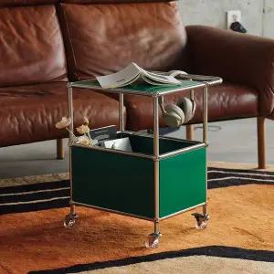 [신세계라이브쇼핑]동서가구 네로 2단 철제 수납형 트롤리 DF927306