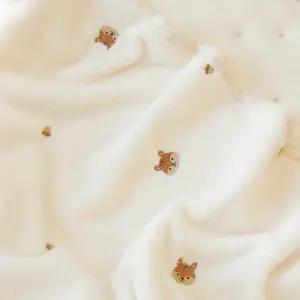 [롯데백화점]머쉬룸메이트 밍크극세사 블랭킷 다람쥐와도토리 무릎담요 신생아사이즈