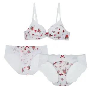 [롯데백화점]예스 (A- D컵)러브 화이트 로즈 브라 팬티1+1 세트 YSWBYB09YSWPYB10