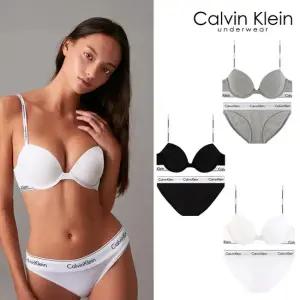 CK 여성 아이콘 코튼 데미 브라+팬티 세트 QF8499+QF8520 3종 택1