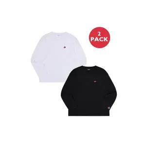 [키르시](대전신세계)스몰 체리 스탠다드 롱 슬리브 티셔츠 투팩 [멀티]