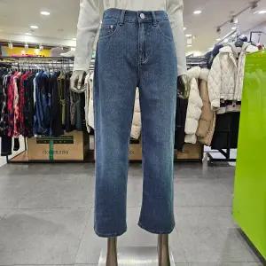 베네통/애플아울렛/뒷밴딩 와펜 데님 팬츠 BADPA3611