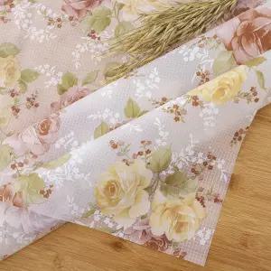 투명 방수 식탁보 PVC 재질 대형 6인용 빈티지 디자인 기능성 주방 테이블 매트