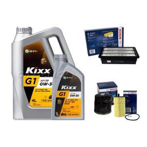 쏘렌토 MQ4 엔진오일 세트 1.6 하이브리드 킥스 G1 0W-30 SP 5L+필터