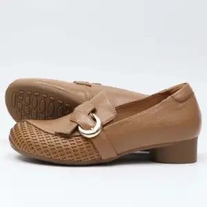 제이시 중년 엄마 신발 4cm 소가죽 발편한 구두 K400