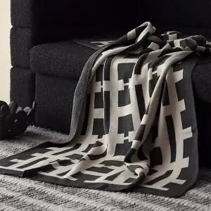 [한빛카페트]노드 블랭킷 니트 담요