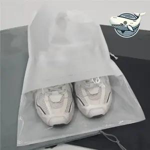 [라일리] Rly 여행용 신발정리 파우치 투명수납 백색 부직포