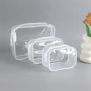 [라일리] Rly 여행용 목욕용 올 클리어 투명 PVC 파우치 정