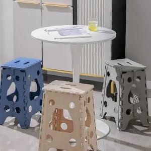 다단 수납 가능 공간 절약 경량 휴대 간편 가정용 야외 보조 좌석 접이식 의자