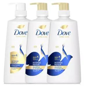 대용량 도브샴푸 인텐스 리페어 샴푸2개+린스1개