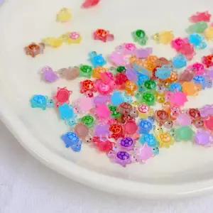 [아트박스]/굿즈하우스 지퍼백 키링 DIY 행운의 초미니 거북이 파츠 100개입