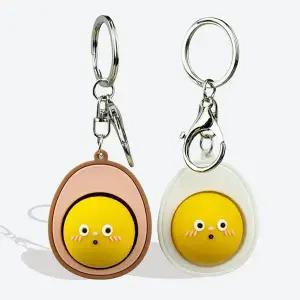 구운 계란 딸깍이 키링 스트레스해소 클리커열쇠고리