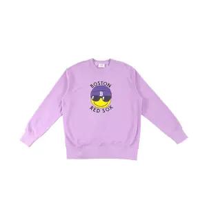 MLB 공용 스마일 오버핏 맨투맨 3AMTN0424-43LDL