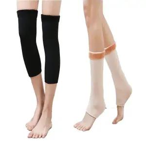 여성 바지 안에 입는 방한 융 기모 종아리 워머 내복