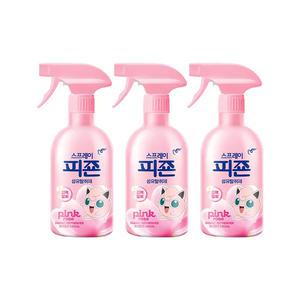 피죤 스프레이 섬유탈취제 핑크로즈 [포켓몬 에디션] 430ml, 3개