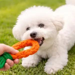 강아지 터그놀이 장난감 양말목 당근링 만들기 DIY