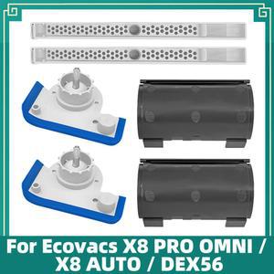 Ecovacs X8 PRO OMNI / AUTO DEX56 호환. 구성품: 스크러빙 드럼, 빗, 엔드 커버 물받이, 브러시