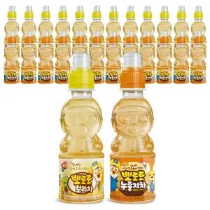 팔도 뽀로로 누룽지차 220ml 12개 + 보리차 220ml 12개 (24개)