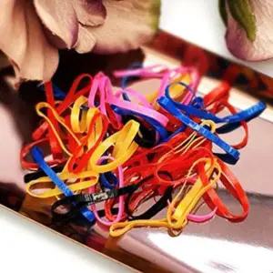 [셀러허브]대용량 머리고무줄 칼라 옛날 머리끈 50개세트 (S21502584)