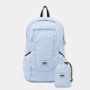 하이산 컴팩트 깅엄 체크 데일리 미니백 스카이 [국내배송]