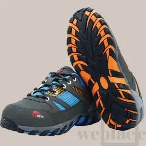 위플레이스 여성 안전화 주황225mm 개인보호구 안전보호구 작업신발 가죽안전화 남성작업화