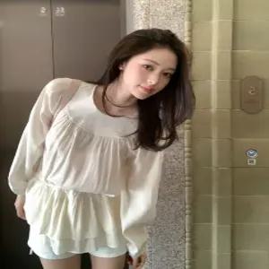 시엔 더블 블라우스 / 블라우스원피스 / 이중블라우스 / 레이어드블라우스 / 레이어드원피스 / 스트링원피