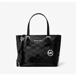 [마이클코어스][국내배송] 마이클코어스 젯셋 엑스트라 스몰 로고 토트백 35F5STVT0O