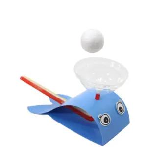 바람불어 공띄우기 고래모양 빨대 피리 공작재료 학생 학교 만들기장난감 미술시간 놀이용