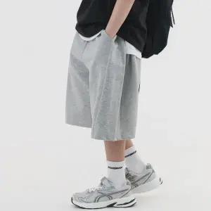 [보리보리/피아네르 키즈]키즈/주니어_옆주름 버뮤다 스웨트 쇼츠 (멜란지)