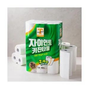 트레이더스 티스탠다드 자이언트 키친타올 키친타월 미트페이퍼 100매12롤