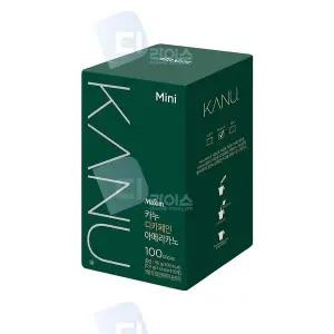 카누 D4B9X9E8 미니 디카페인 아메리카노 100T mini 블랙커피