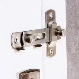 스텐 문고리 잠금장치 90도 180도 겸용 걸쇠 방문 창문 화장실 안전 고리 소형 판걸이