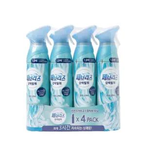 페브리즈 에어 실내공기 강력 탈취체 스카이 린넨 4개