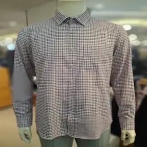 [트레몰로] 세정 트레몰로 시어써커느낌 앞포켓 체크남방 핑크체크 TRBNL4S1331