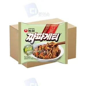 농심 D1Q0W2H9 올리브 짜파게티 140g 40봉 짜장라면 봉지면