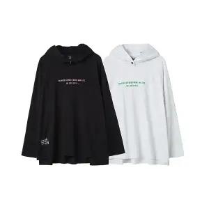 [라이프워크](대구신세계)여성) 레터링 모달 래글런 후드