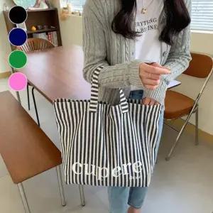 스트라이프 토트 숄더백 여름가방 캔버스백 숄더백 스트라이프백 에코백