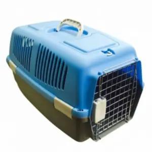 (도기프랜드) 칼라이동장 블루(M)강아지캐리어 애견 강아지이 애견이 애완 하우스 이동집 이동 가방 에견