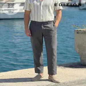 [에디션]린넨 45% 댄디드 팬츠 (NEE2PP1905)