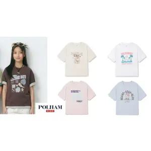 [롯데백화점]폴햄키즈 여아) 에어리쿨 루즈핏 그래픽 반팔티_PKG2TS2832