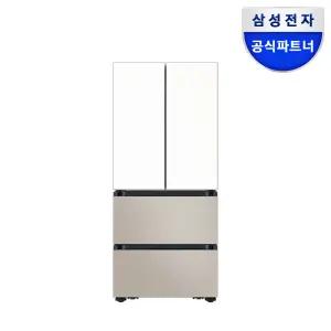 삼성 비스포크 AI 김치냉장고 4도어 RK70F49M1ZG 에센셜화이트+에센셜베이지