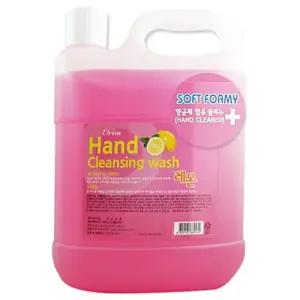 오릭스 물비누 레몬향 4L/핸드/워시/젤비누/버블/손세정제/거품/리필/물비누/손세정/비누액/업소용