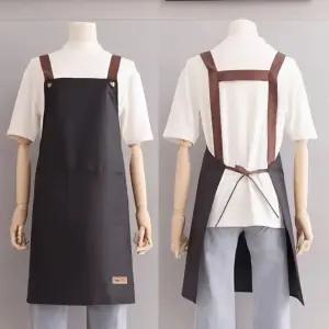 방수 카페 작업용 미용 공방 H형  용 바리스타 다용도 도매 앞치마