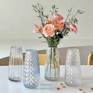 물방울 유리 화병 인테리어 오브제 꽃다발 꽃병